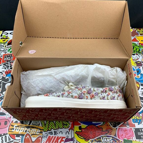 Vans Era Vintage Floral White Women's Various Sizes - Picture 12 of 13